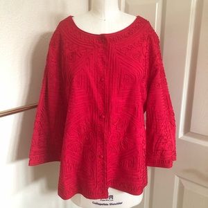 Bohemian type jacket